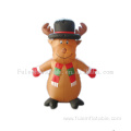 Happy holiday inflatable Moose for Christmas decoration